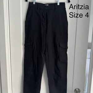 Aritzia Dark Cargo Pants